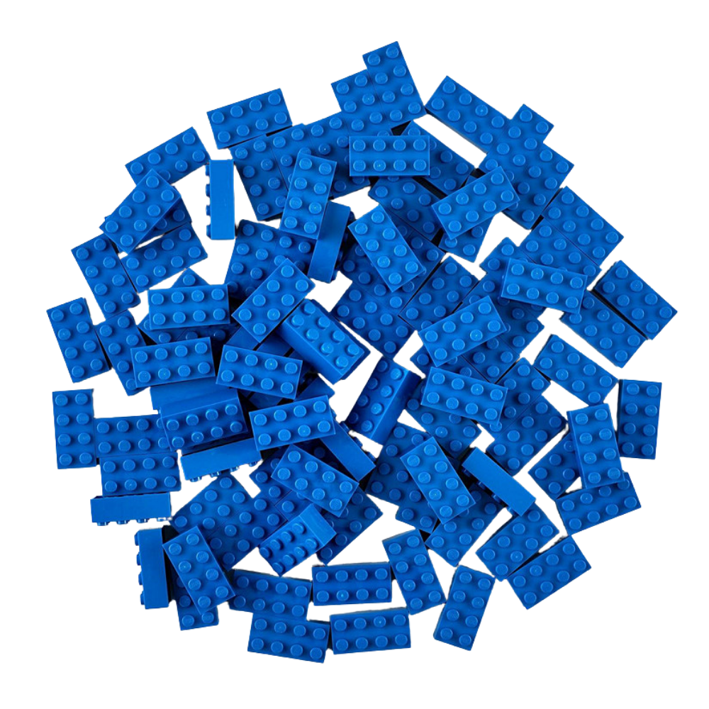 Blue 2x4 Brick [x25] Authentic LEGO® Parts