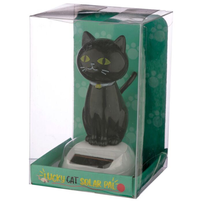Lucky Black Cat Solar Pal