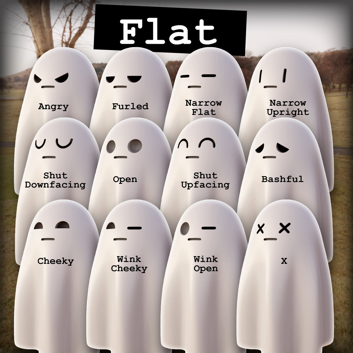 Ghostie Collectible 11cm Figurine with Shoes | Expressive Desk Pet Toy