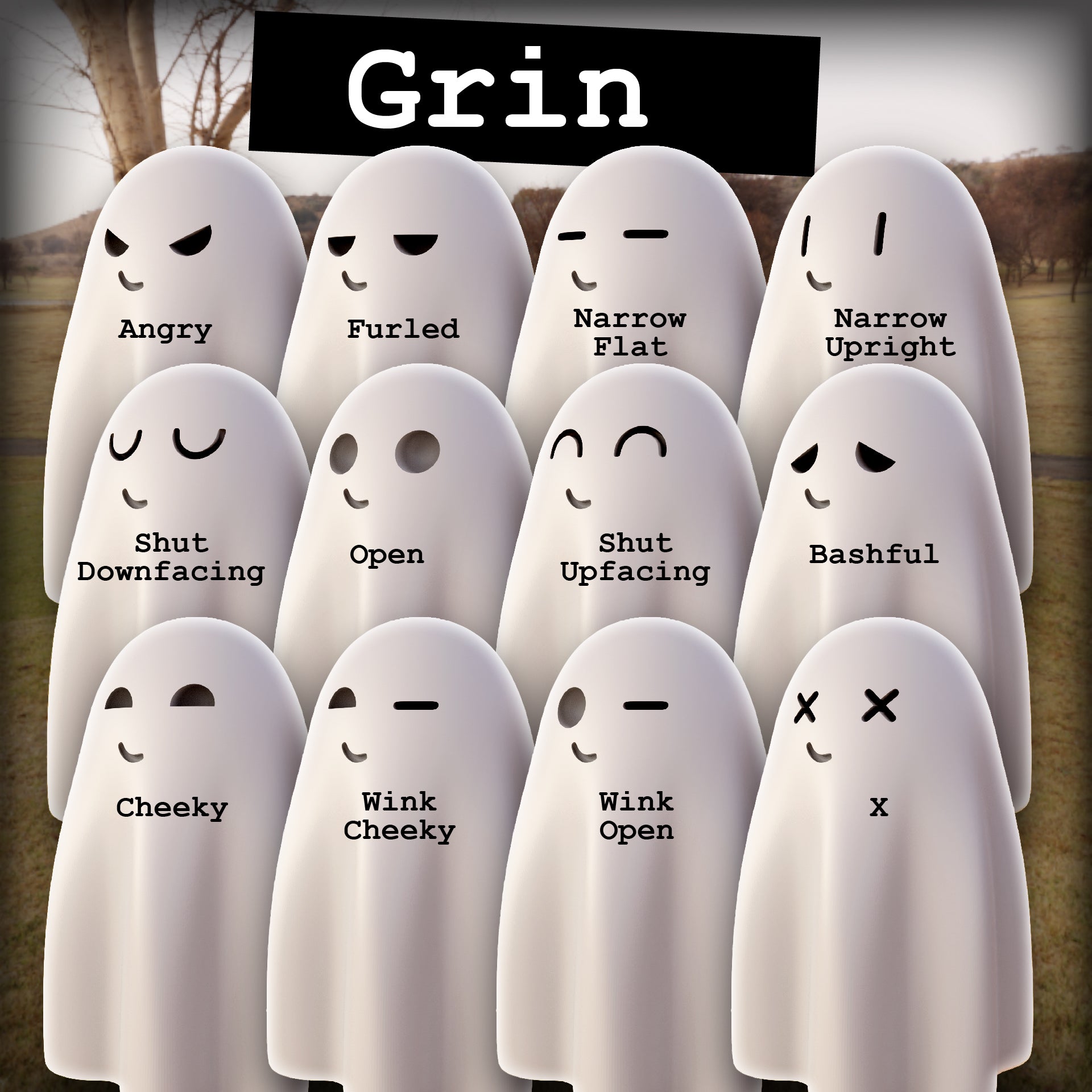 Ghostie Collectible 11cm Figurine with Shoes | Expressive Desk Pet Toy