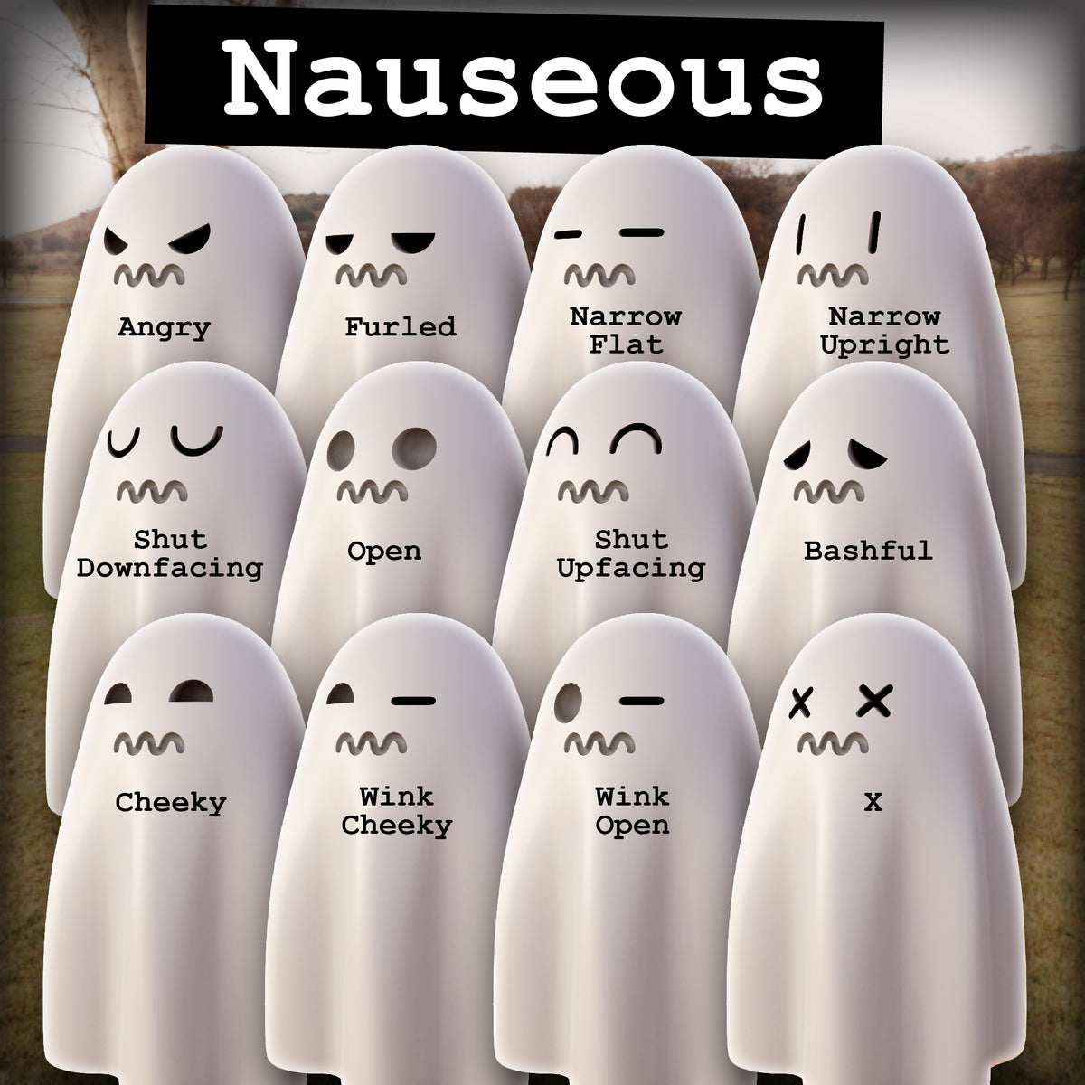 Ghostie Collectible 11cm Figurine with Shoes | Expressive Desk Pet Toy