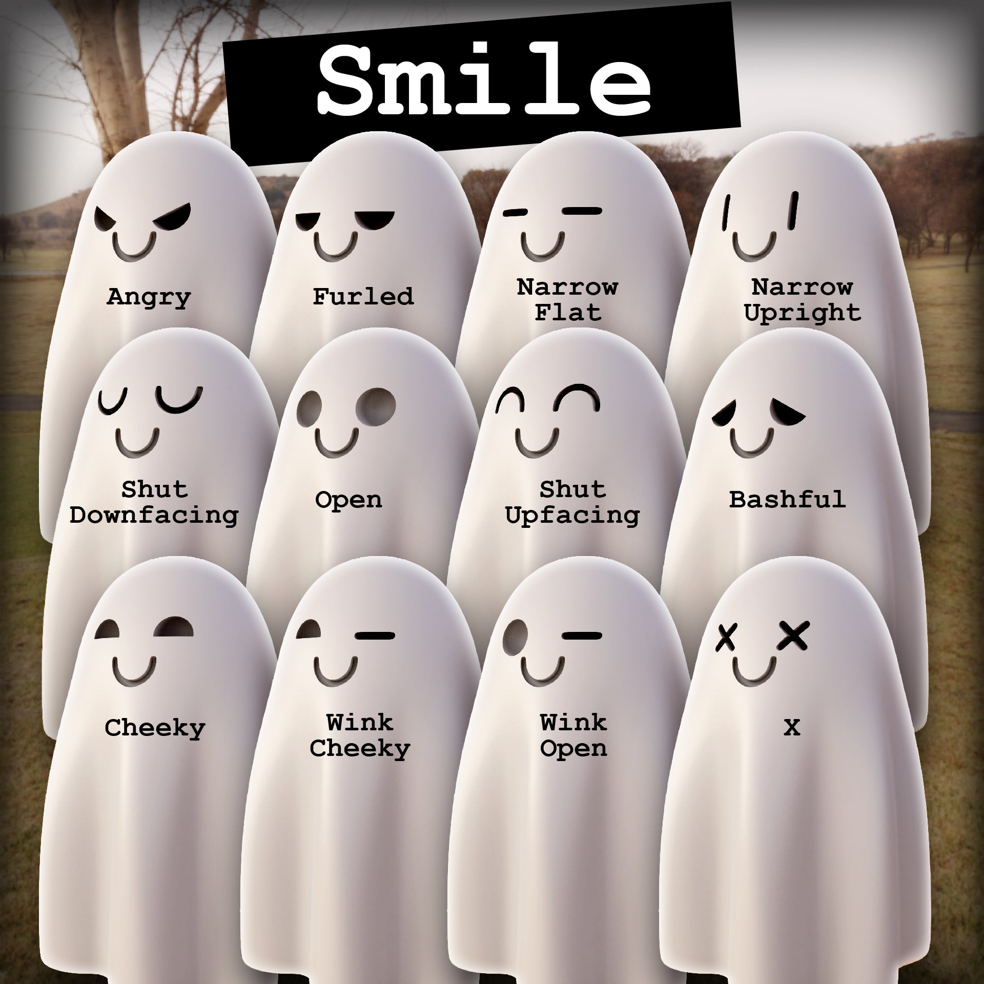 Ghostie Collectible 11cm Figurine with Shoes | Expressive Desk Pet Toy