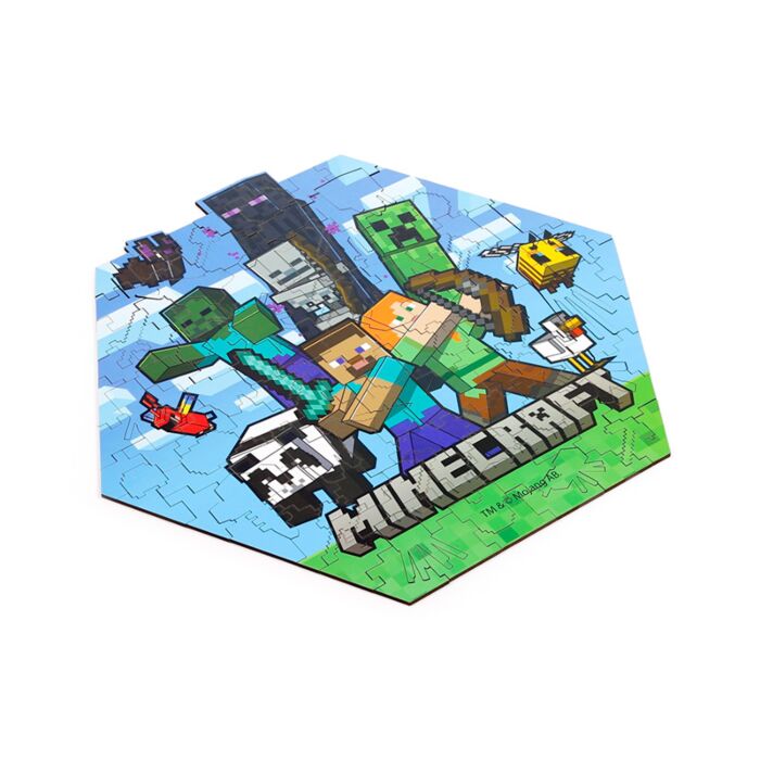 Minecraft 130pc Wooden Jigsaw Puzzle