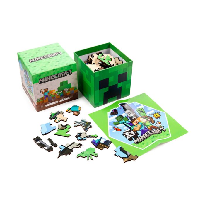 Minecraft 130pc Wooden Jigsaw Puzzle