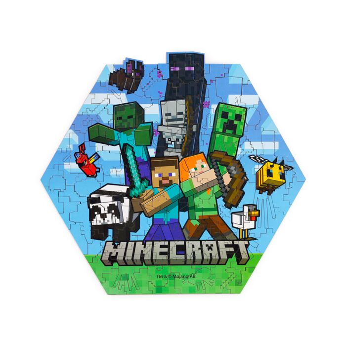 Minecraft 130pc Wooden Jigsaw Puzzle