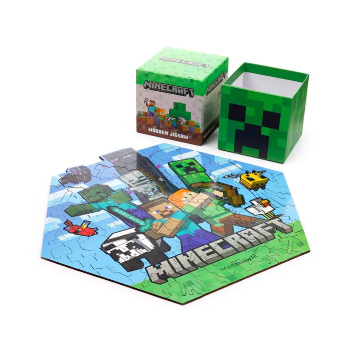 Minecraft 130pc Wooden Jigsaw Puzzle