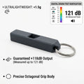 Ultra-Loud Keychain Safety Whistle (121dB) | Ultralight (<1.5g) EDC Survival Gear
