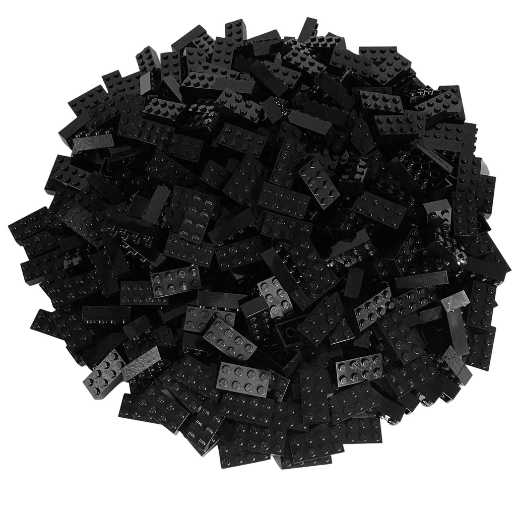 Black 2x4 Brick [x50] Authentic LEGO® Parts