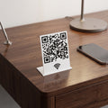 Custom 3D Printed Wi-Fi QR Code Sign & Tabletop Stand for Home, Office, Hotel and Restaurants